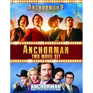 Image of Anchorman 1 & 2 Bluray