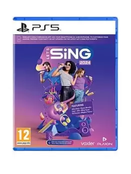 Image of Lets Sing 2024 with Mic PS5 Game