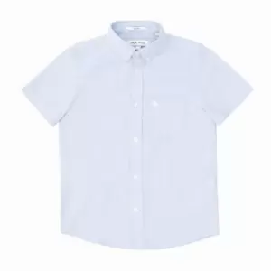 Image of Jack Wills JW SS Oxford Shirt JB33 - Blue