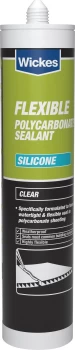 Image of Wickes Polycarbonate Sealant - Clear 310ml