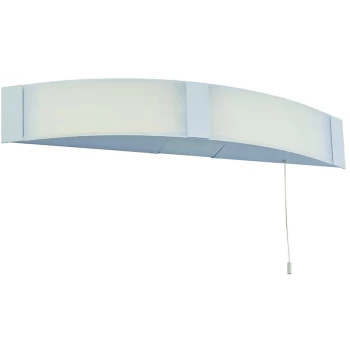 Image of Saxby Onan - Bathroom Wall Shaver IP44 6W White Acrylic