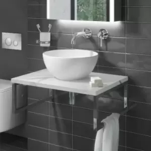 Image of Round Countertop Basin and Waste 358mm - Verona
