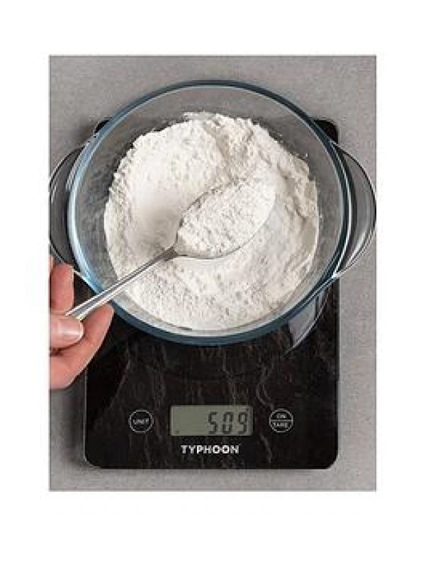 Image of Typhoon Elements Slate Effect Digital Scales blue ONE SIZE