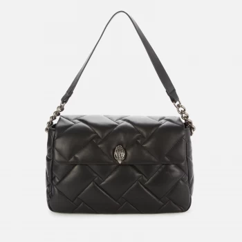 Image of Kurt Geiger London Womens Large Kensington Soft Bag - Black