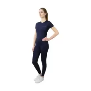 Image of Hy Womens/Ladies Synergy T-Shirt (L) (Navy)