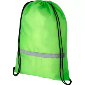 Image of Bullet Adults Unisex Orile Safety Drawstring Backpack (One Size) (Green) - Green