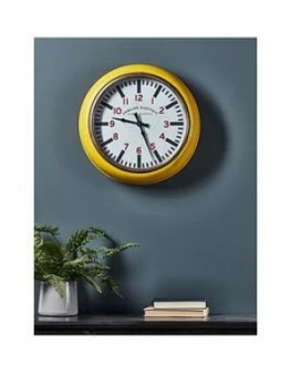 Image of Cox & Cox Yellow Gas Station Style Clock