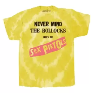 Image of The Sex Pistols - Never Mind the B?locks Original Album Unisex Medium T-Shirt - Yellow