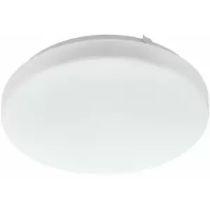 Image of Wall Flush Ceiling Light Colour White Shade White Plastic Bulb LED 11.5W