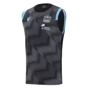 Image of Macron Glasgow Warriors Singlet Mens - Blue