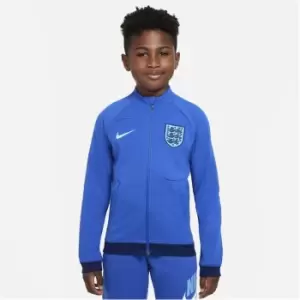 Image of Nike England Academy Pro Big Kids Nike Football Jacket - Blue