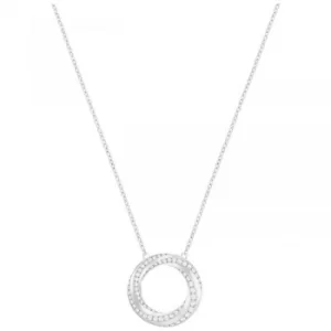 Image of Ladies Swarovski Silver Plated Hake Necklace