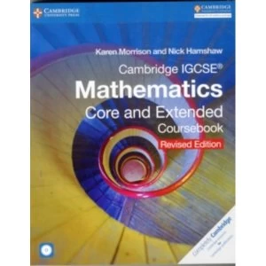 Image of Cambridge IGCSE Mathematics Core and Extended Coursebook with CD-ROM
