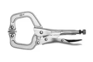 Image of Teng Tools 406-6P 6" C Clamp Self-Locking Pliers With Swivel Pads