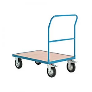 Image of GPC Platform Truck Blue Capacity: 500L 4 Castors 700mm x 810mm x 1000mm