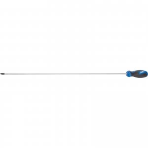 Image of Draper Extra Long Reach Soft Grip Pozi Screwdriver PZ1 450mm