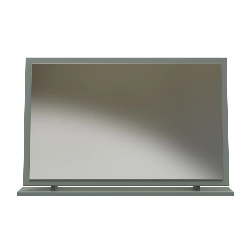 Image of Welcome Furniture Ready Assembled Las Vegas Large Mirror In Reed Green LVF047RG