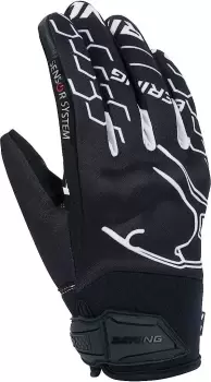 Image of Bering Walshe Ladies Motorcycle Gloves, black-white, Size S for Women, black-white, Size S for Women