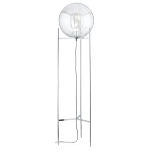 Image of Wofi Ronda Floor Lamp - Chrome