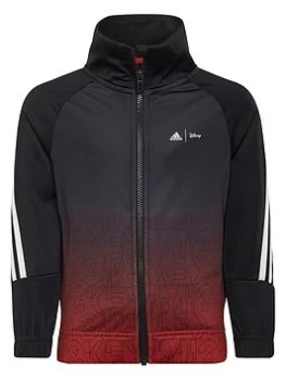 Image of adidas Younger Unisex Mickey Mouse Track Top - Black/Red/White, Black/Red/White, Size 5-6 Years, Women