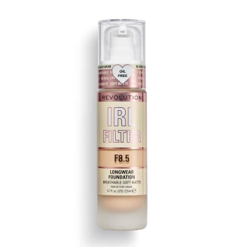 Image of Makeup Revolution IRL Filter Longwear Foundation 23ml (Various Shades) - F8.5