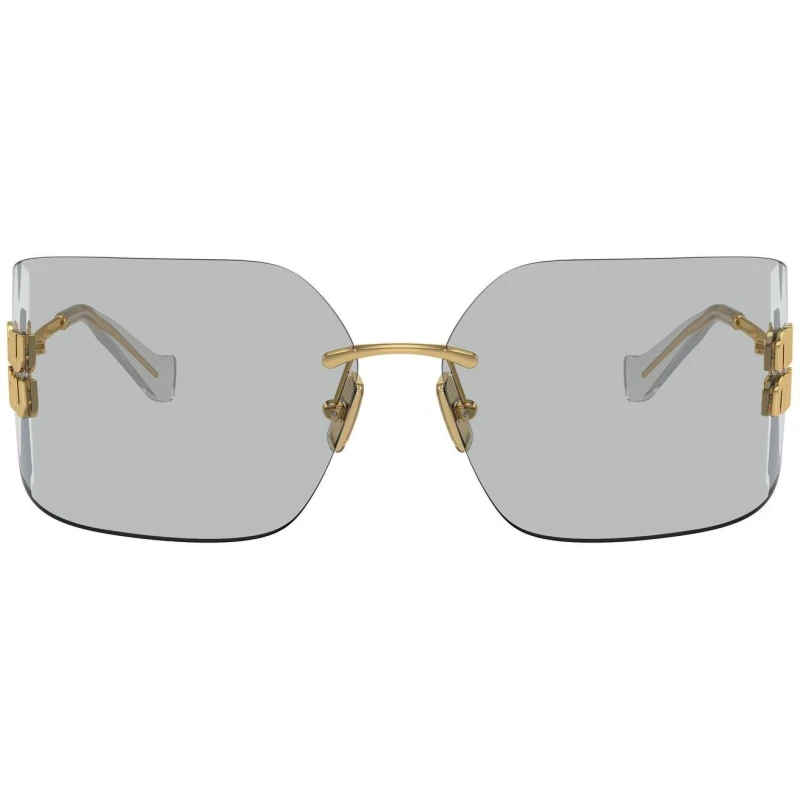 Image of Miu Miu Miu Miu Women Rimless Gold Light Grey MU54YS Gold One Size Female 8056597895637