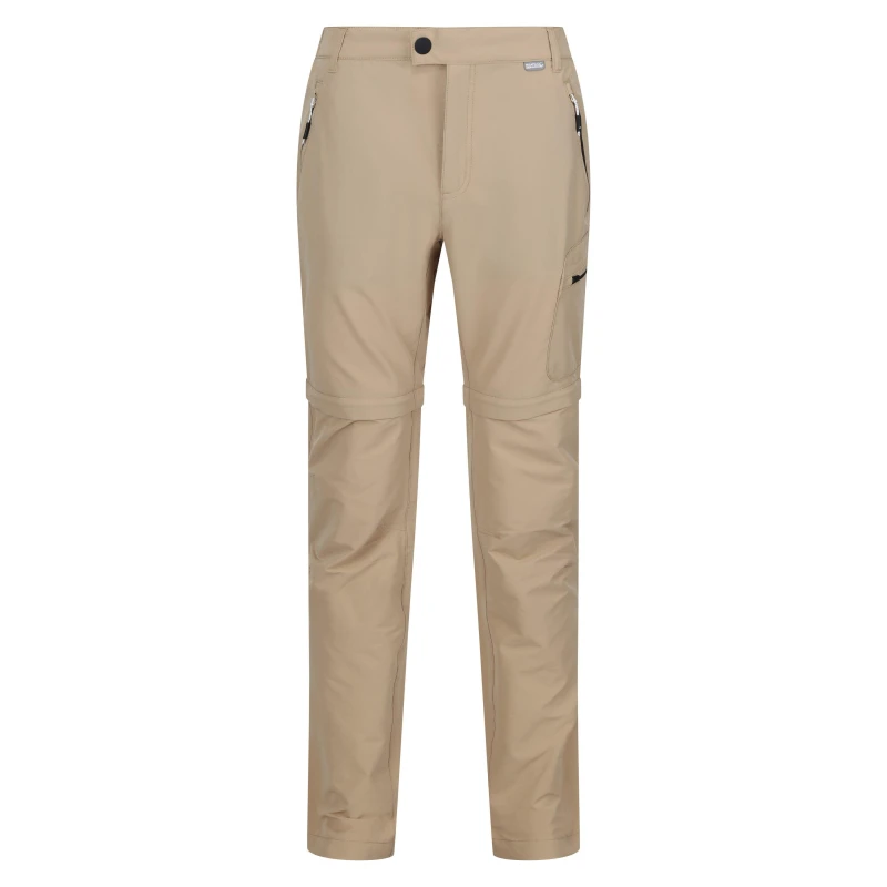 Image of Regatta Mens Highton Zip Off Convertible Trousers Oat male 30