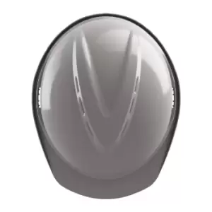 Image of GV571 V-gard 500 Grey Safety Helmet with Pushkey Sliding Suspension