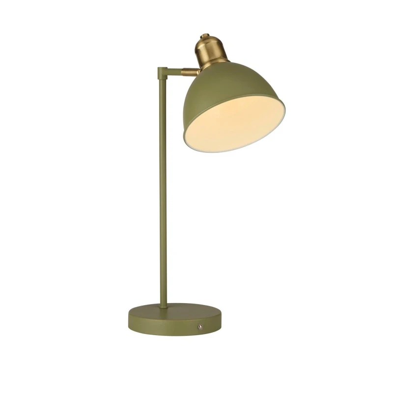 Image of Lighting Collection Rechargable Desk Lamp In Green Sage Green And unisex One Size