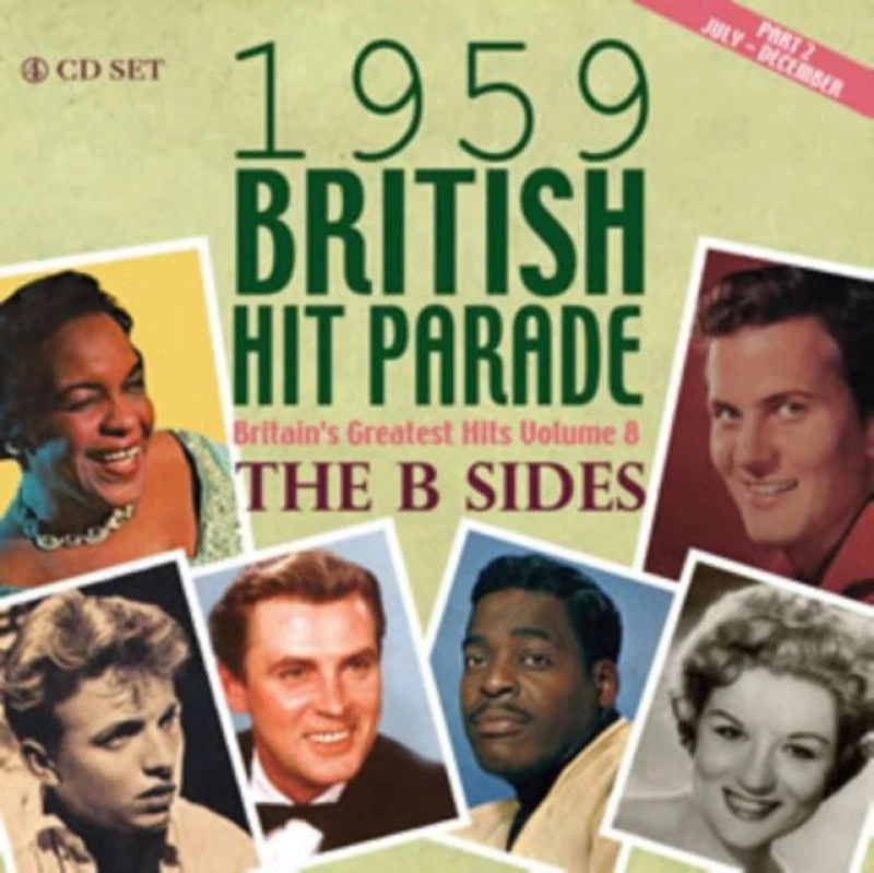 Image of Various Artists - 1959 British Hit Parade (Britain's Greatest Hits, Vol. 8 the B Sides, Part 2 July-December) (Music CD) Music CDs - Music CD