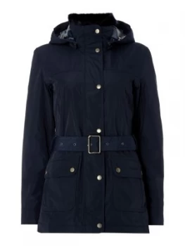 Image of Barbour Stromness Waterproof Belted Coat Blue