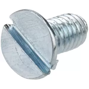 Image of R-TECH 337059 Slotted Countersunk Machine Screws BZP M3 6mm - Pack...