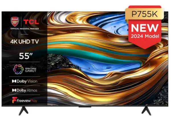 Image of TCL 55" 55P755K Smart 4K Ultra HD LED TV