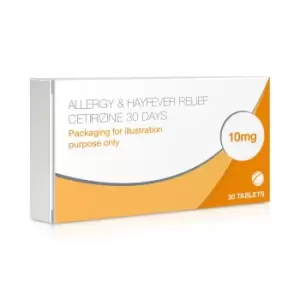Image of Allergy & Hayfever Relief Cetirizine 30 Days EXPIRY MAY 2023