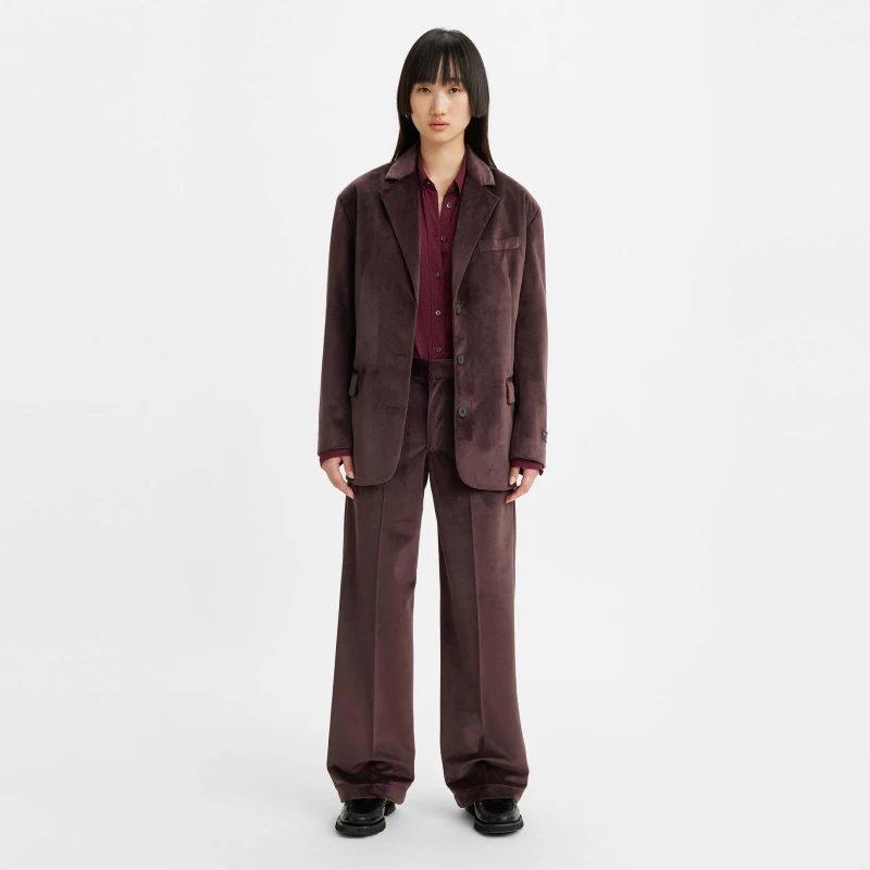Image of Levis Levis Baggy Trouser Chocolate Plum V - Brown Brown 24 L31