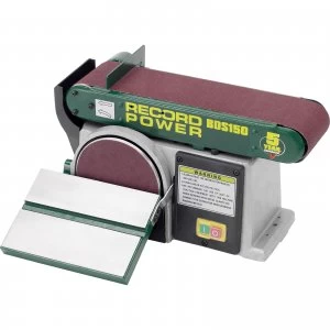 Image of Record Power BDS150 Bench Belt and Wheel Sander 240v