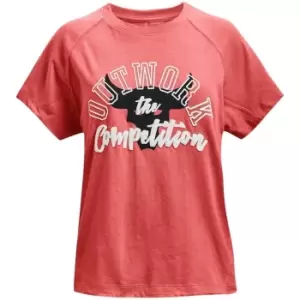 Image of Under Armour Armour Rock Graphic T-Shirt Juniors - Red