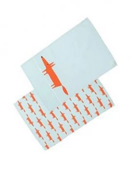 Image of Scion Mr Fox Set Of 2 Tea Towels