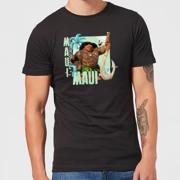 Image of Disney Moana Maui Mens T-Shirt - Black - 5XL