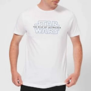 Image of Star Wars: The Rise Of Skywalker Logo Mens T-Shirt - White - XL