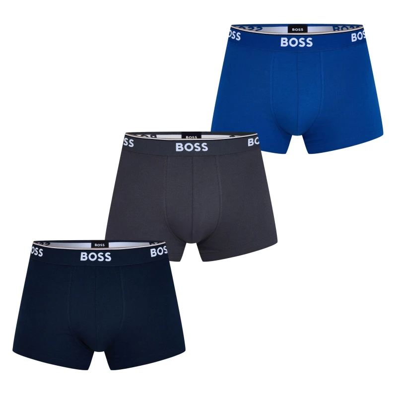 Image of Boss 3 Pack Power Boxer Shorts Trunks Large Black 42212441430