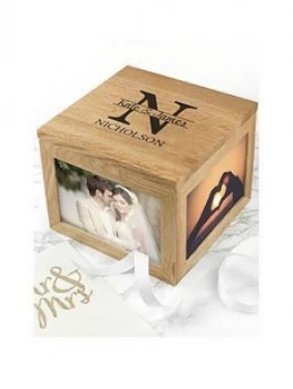 Image of Oak Photo Keepsake Box