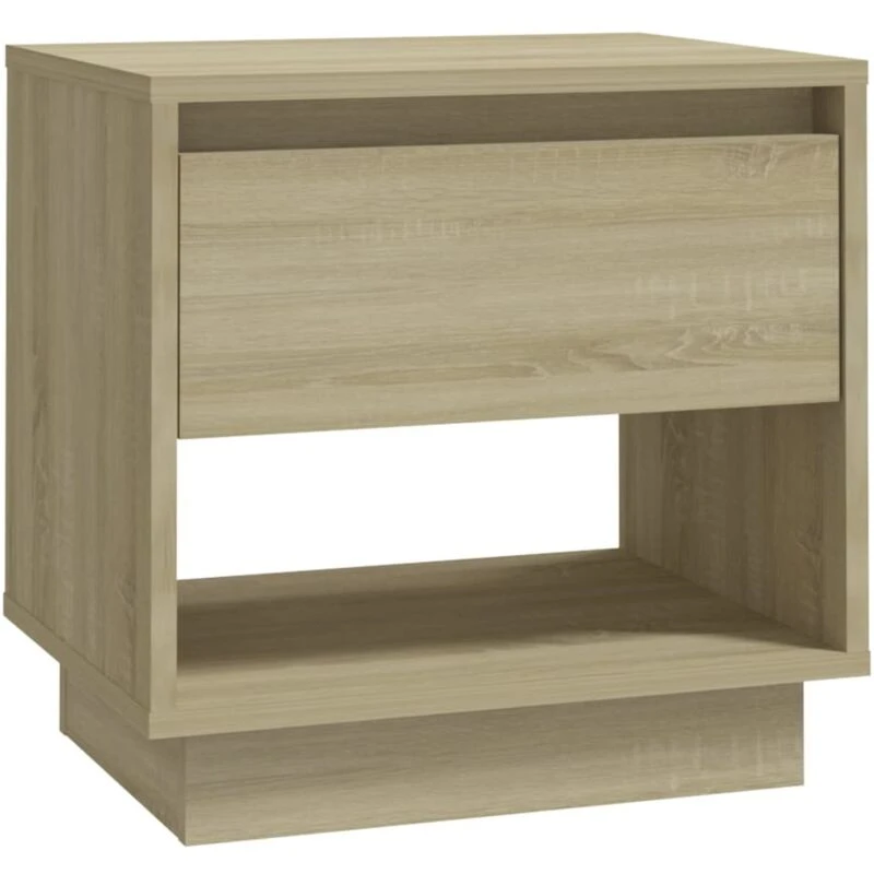 Image of VIDAXL Bedside Cabinet Sonoma Oak 45x34x44cm Engineered Wood Vidaxl 8720286834534