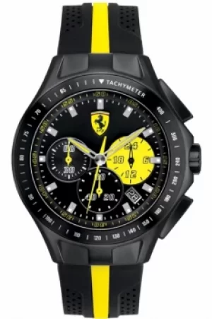 Image of Mens Scuderia Ferrari SF103 Textures Of Racing Chronograph Watch 0830025