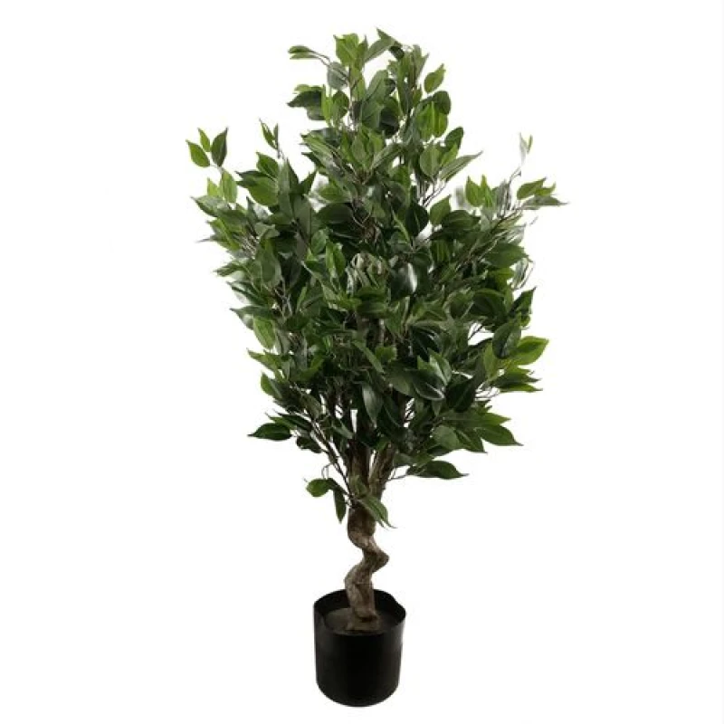 Image of Leaf 110cm Leaf Realistic Artificial Ficus Tree / Plant Green