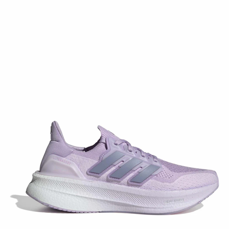 Image of adidas Ultraboost 5 Running Shoes Womens Plm/Slvr/Lav female 4 (36.7)