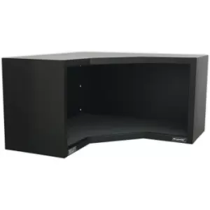 Image of 930mm Heavy Duty Modular Corner Wall Cabinet - Steel Construction - Fixings