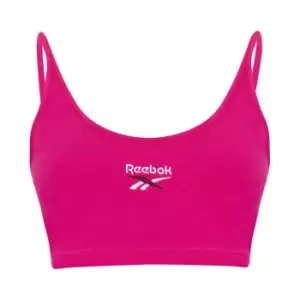 Image of Reebok Small Logo Sports Bra Ladies - Pink