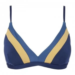 Image of Jets Alter Scoop Bikini Top - NAVY/GOLD