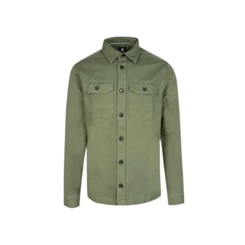 Image of Faguo Cotton shirt Faguo Cerilly Vert Unisex S